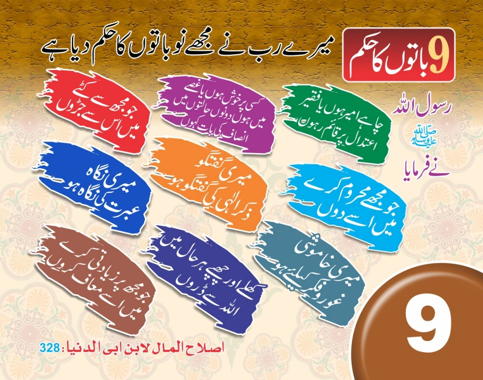 ٹیبل کلینڈر ( 80 احادیث) page 19