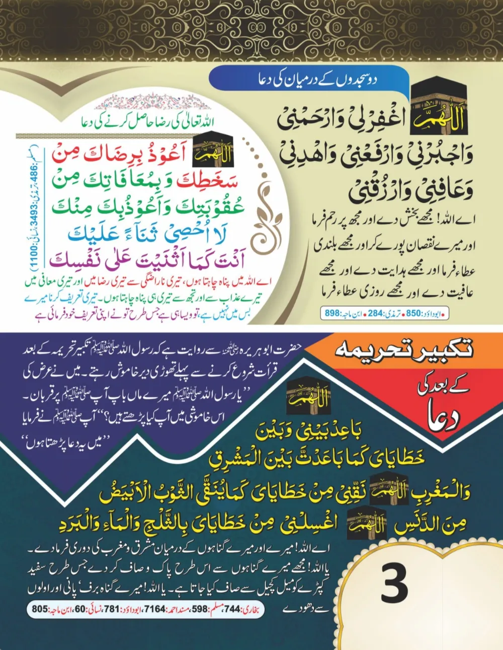 وال کلینڈر ( ربي, رَبَّنَا, اللهم) thumbnail 3