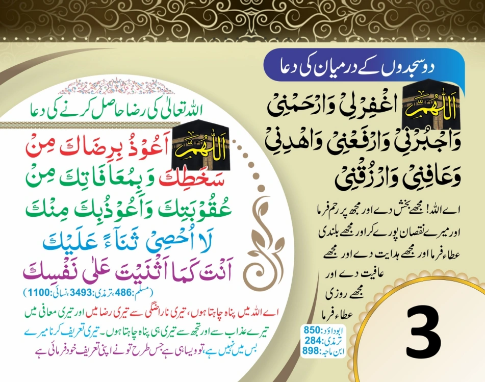 ٹیبل کلینڈر ( ربي, رَبَّنَا, اللهم) page 6