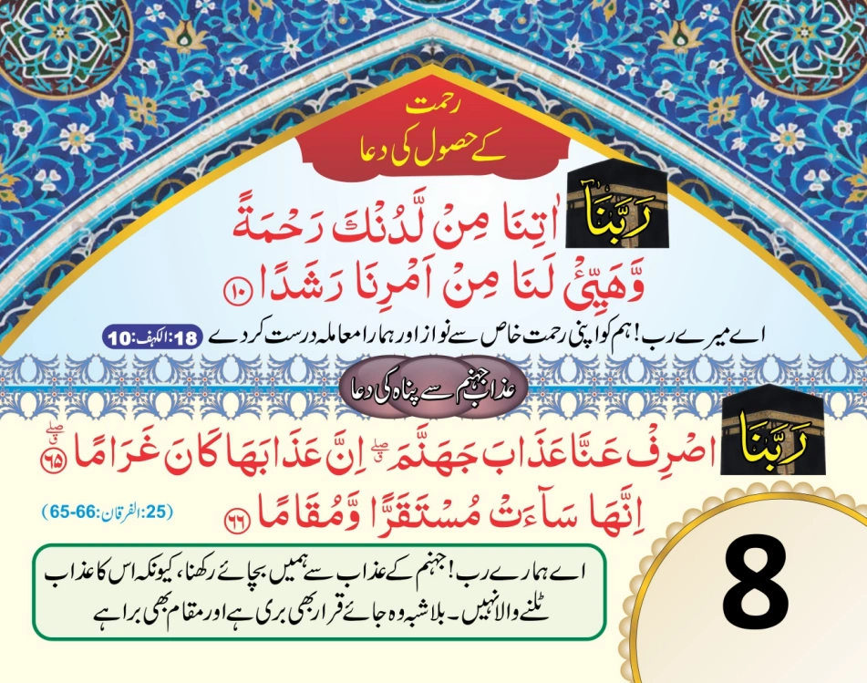 ٹیبل کلینڈر ( ربي, رَبَّنَا, اللهم) page 17