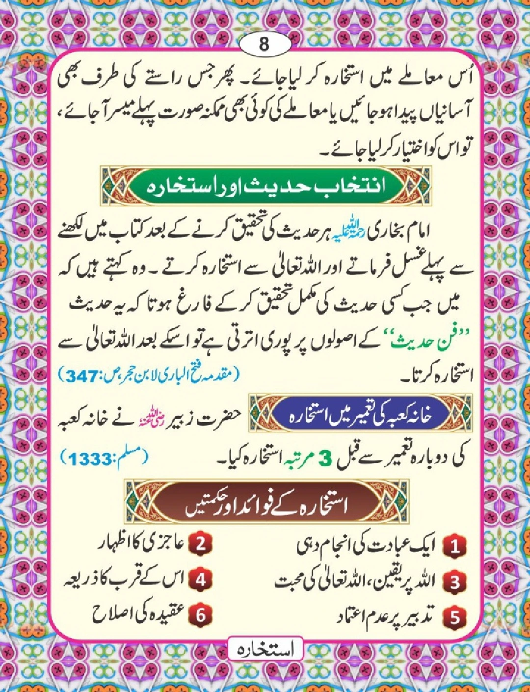 استخارے کی اہمیت page 12