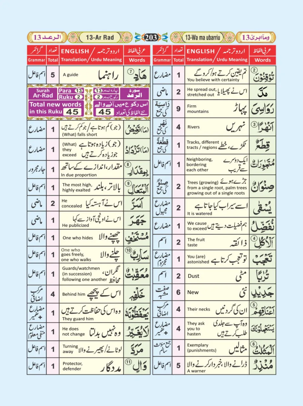 معجم الفاظ القران page 203