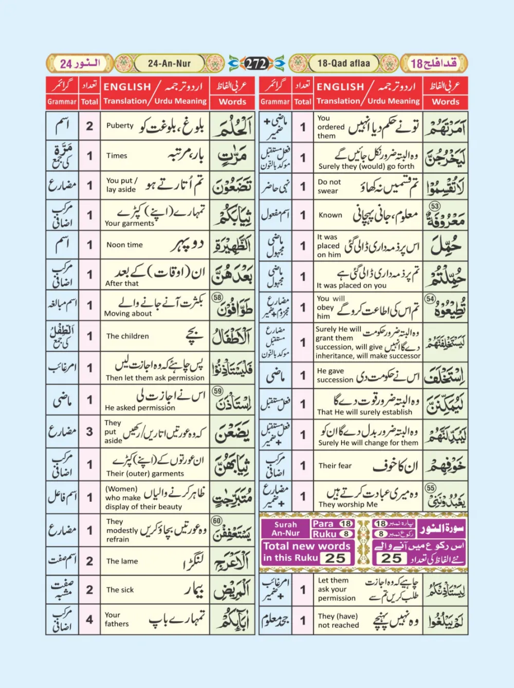 معجم الفاظ القران page 272
