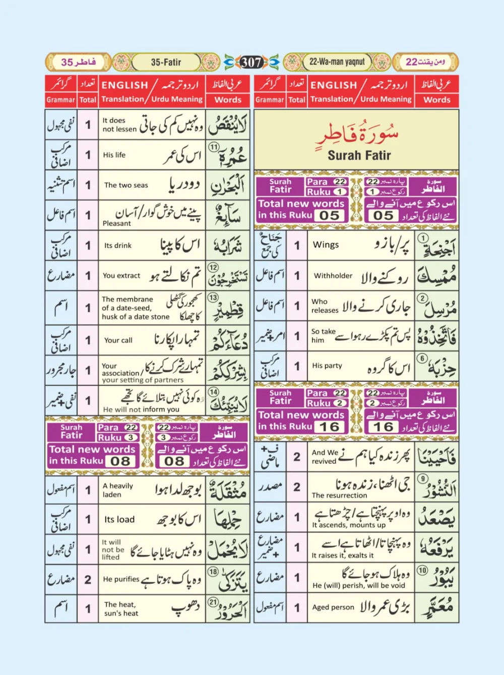 معجم الفاظ القران page 307
