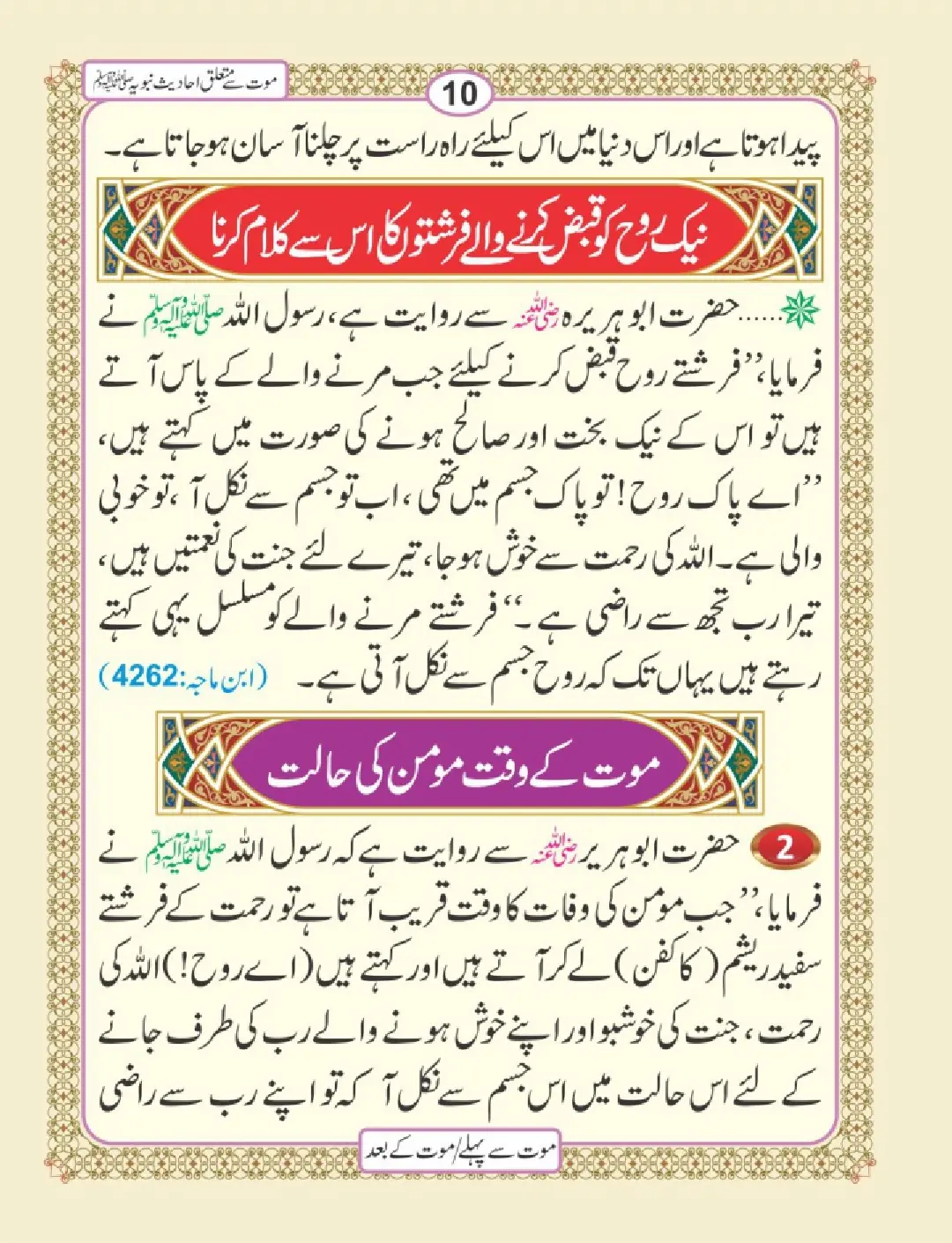 موت سے پہلے اور موت کے بعد page 14