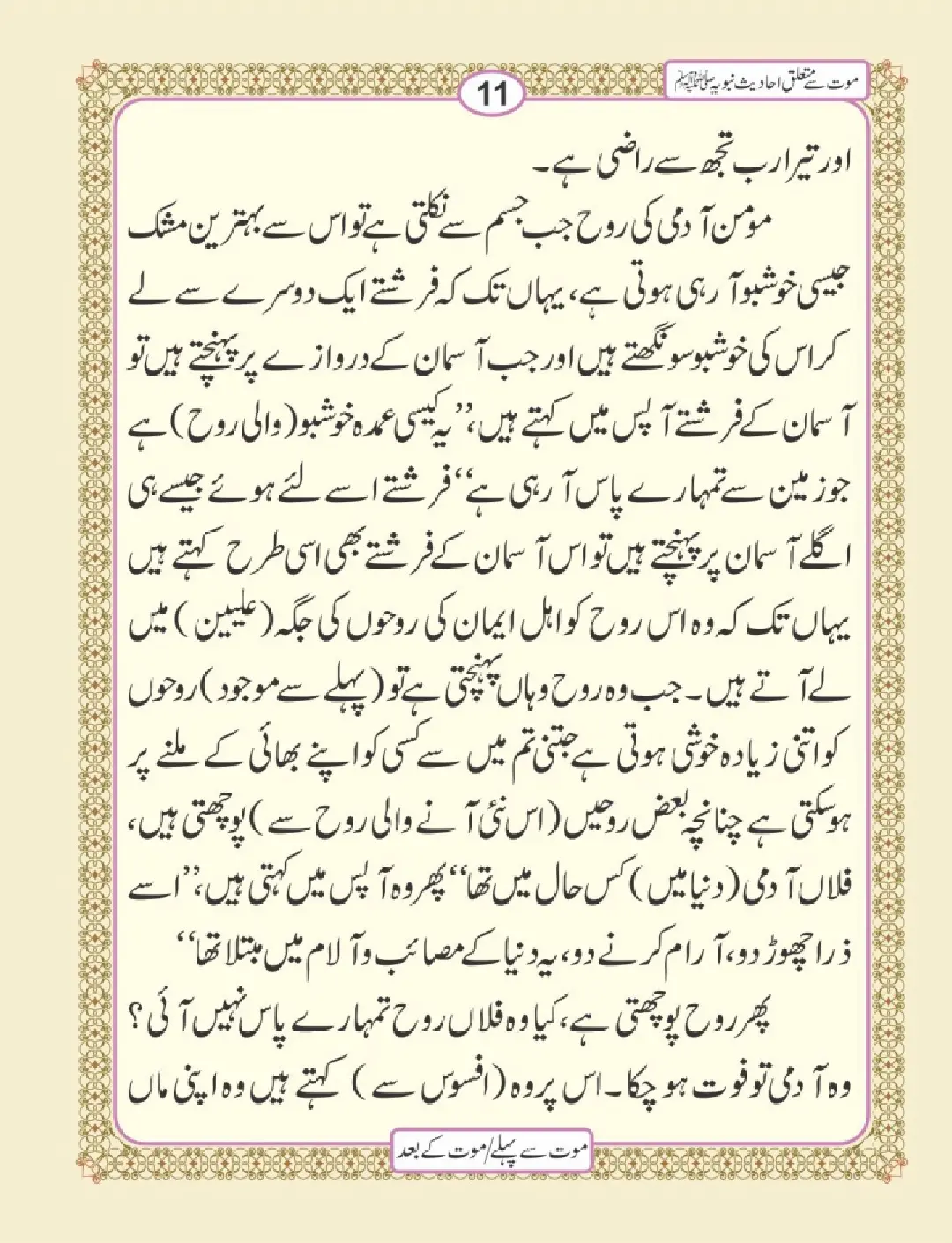 موت سے پہلے اور موت کے بعد page 15