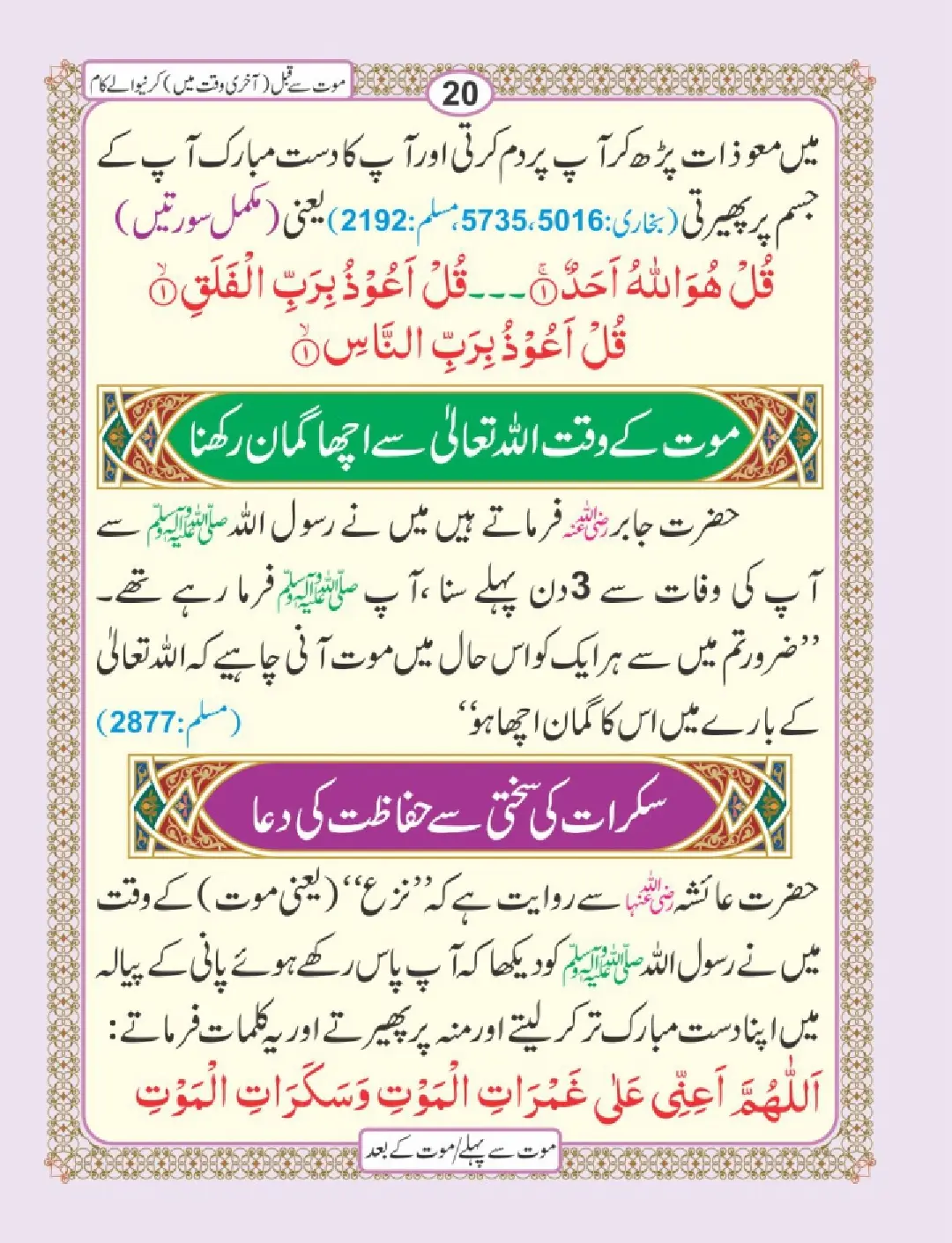 موت سے پہلے اور موت کے بعد page 24