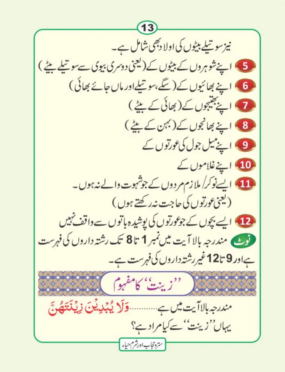 سترو حجاب، شرم و حیا page 14