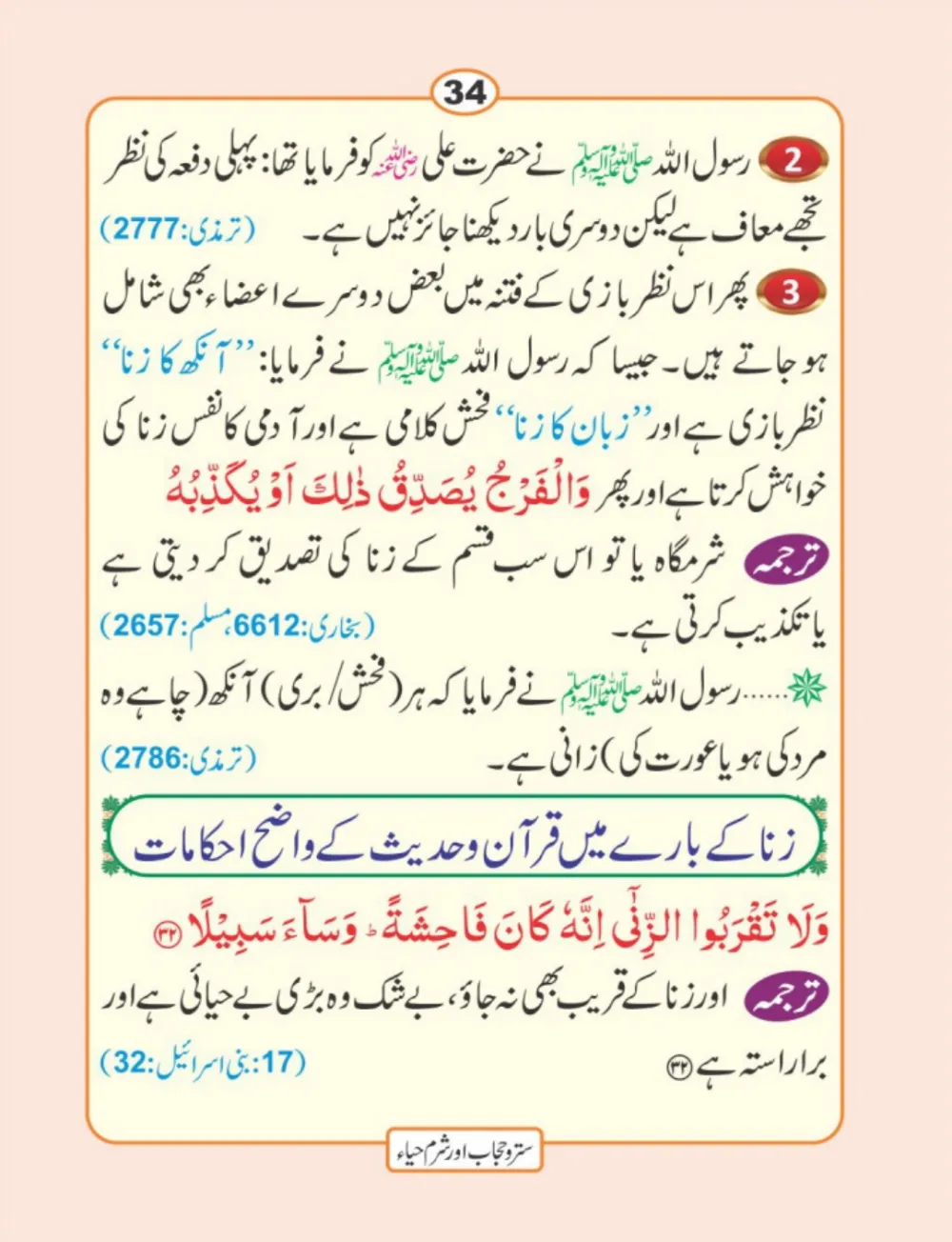 سترو حجاب، شرم و حیا page 35