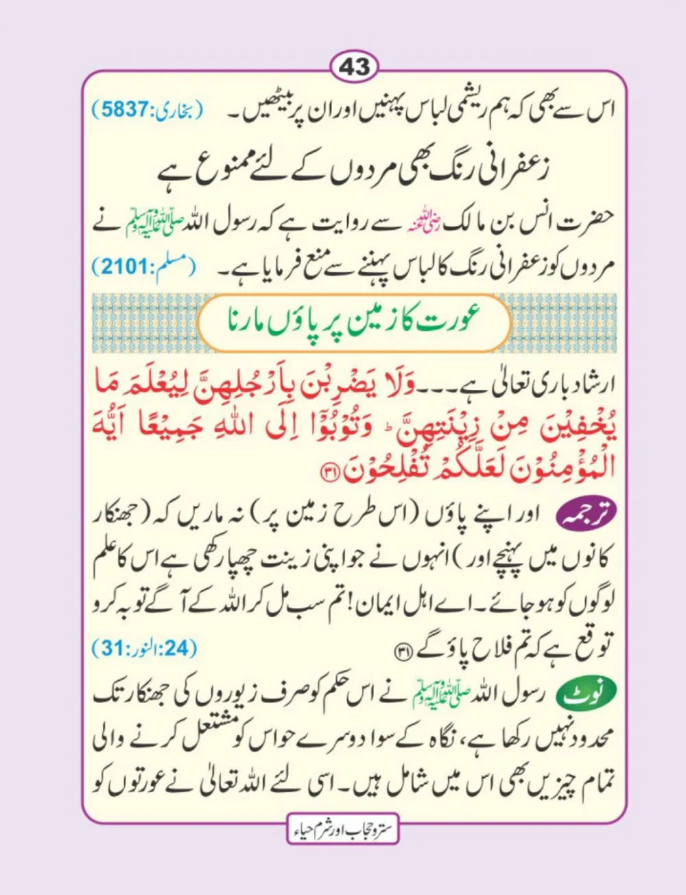 سترو حجاب، شرم و حیا page 44