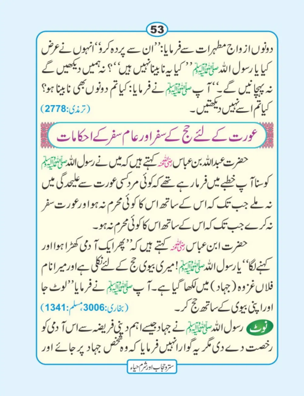 سترو حجاب، شرم و حیا page 54