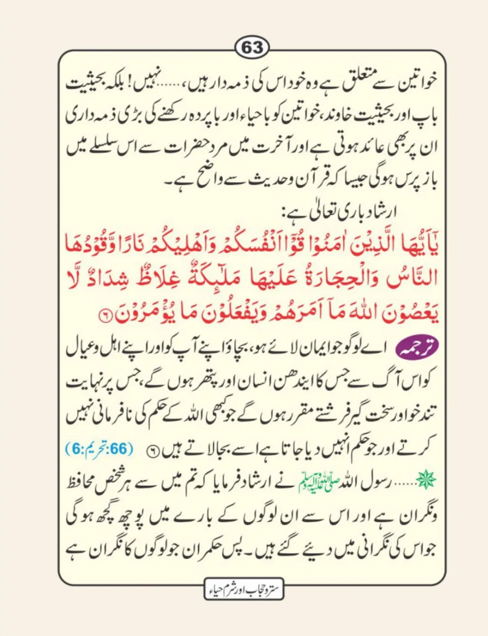 سترو حجاب، شرم و حیا page 64