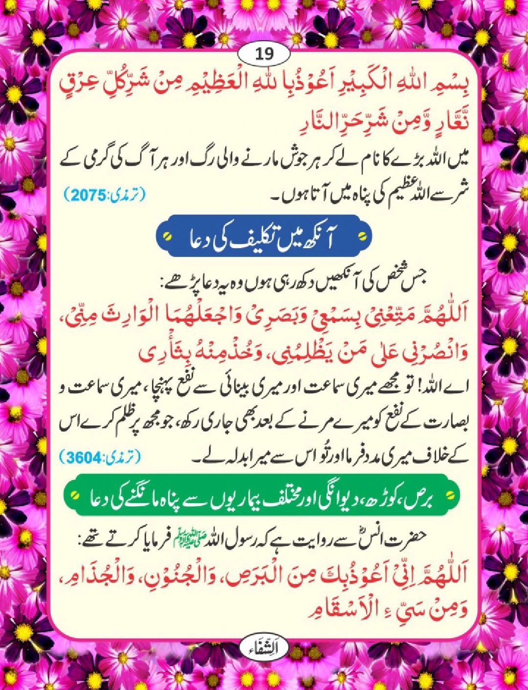 شفا کی دعائیں page 20
