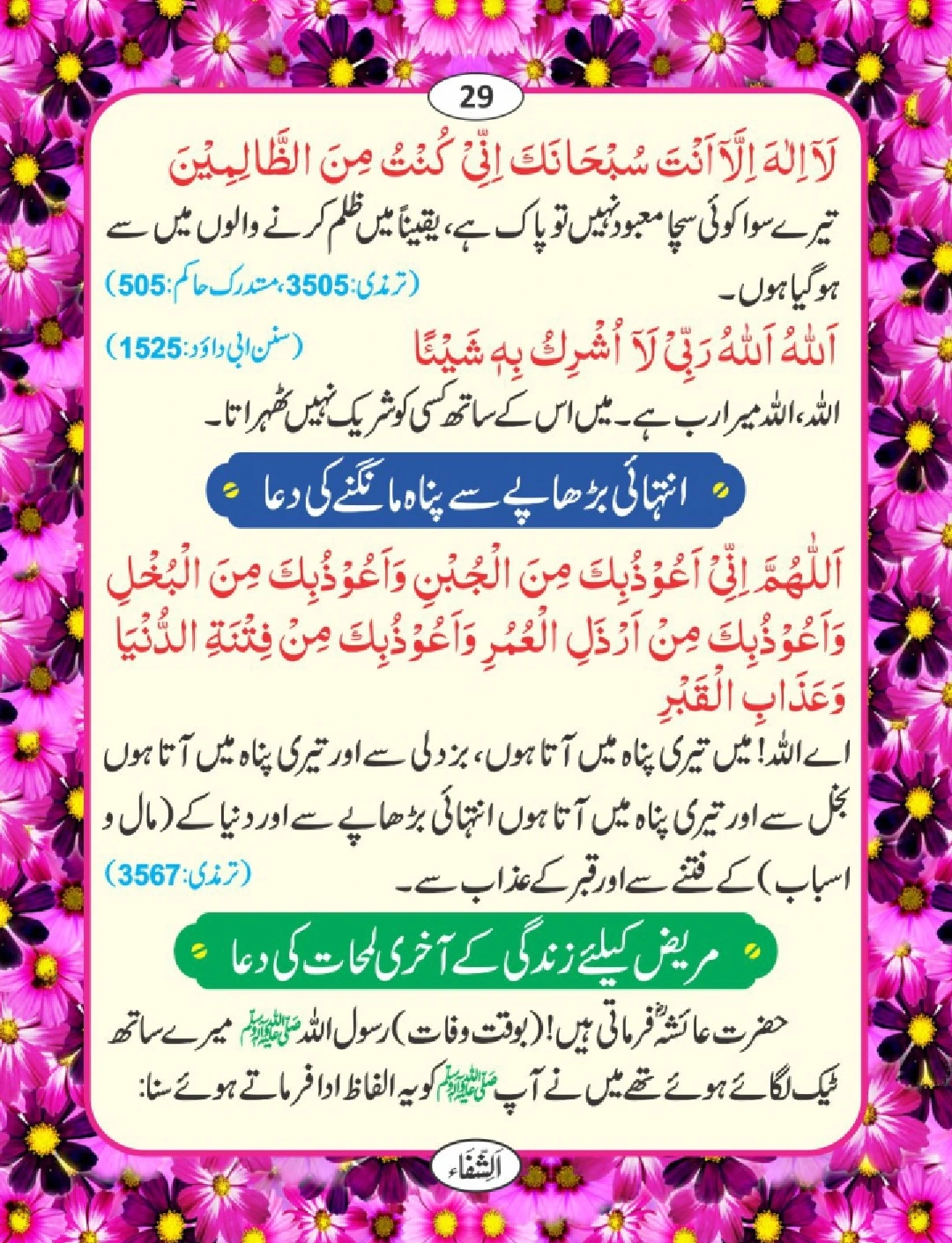 شفا کی دعائیں page 30