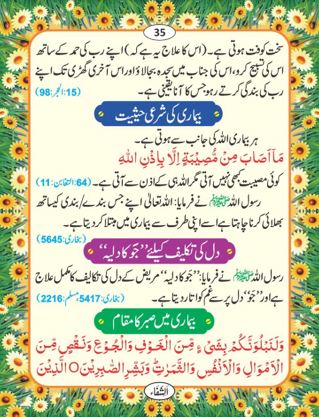 شفا کی دعائیں page 36