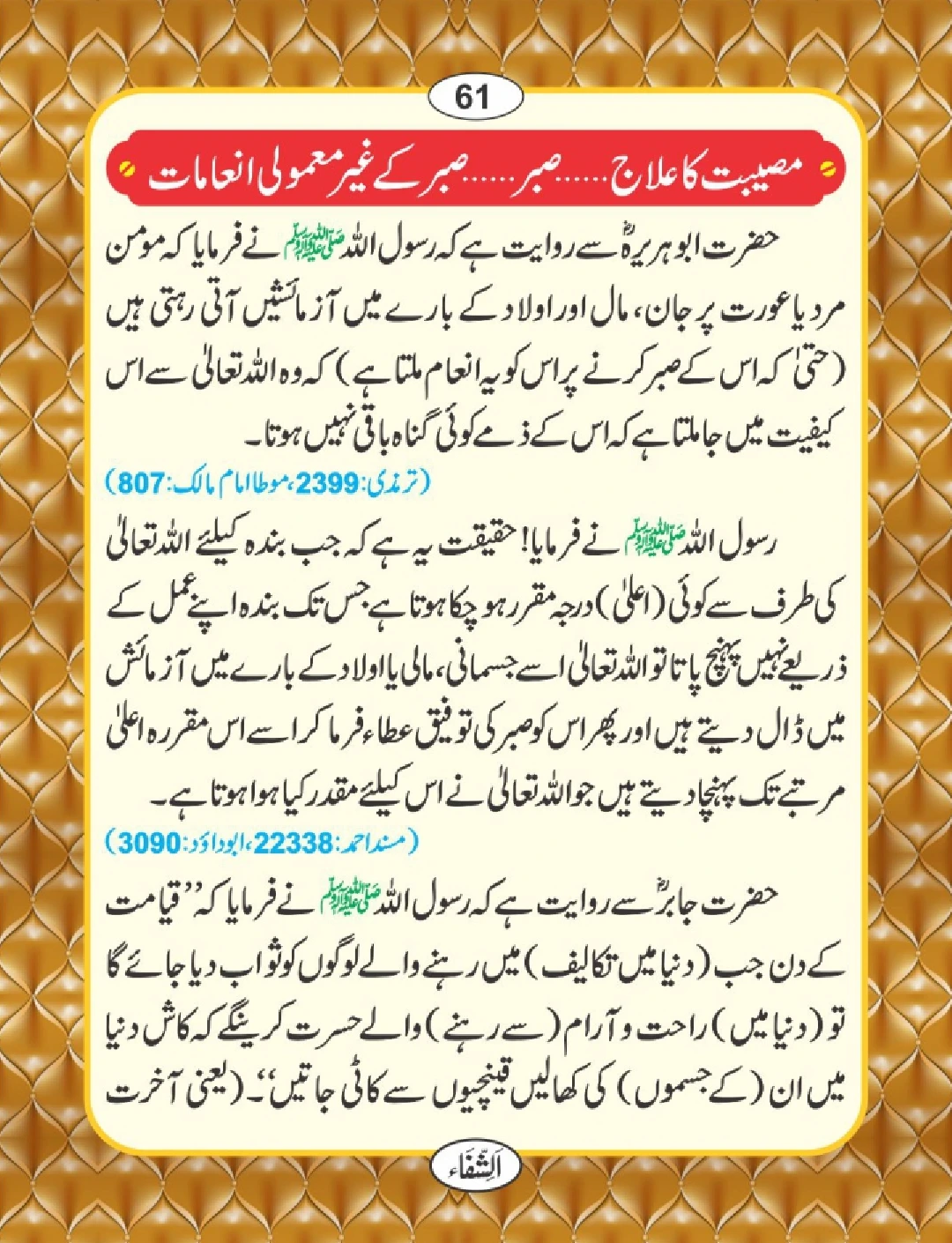 شفا کی دعائیں page 62