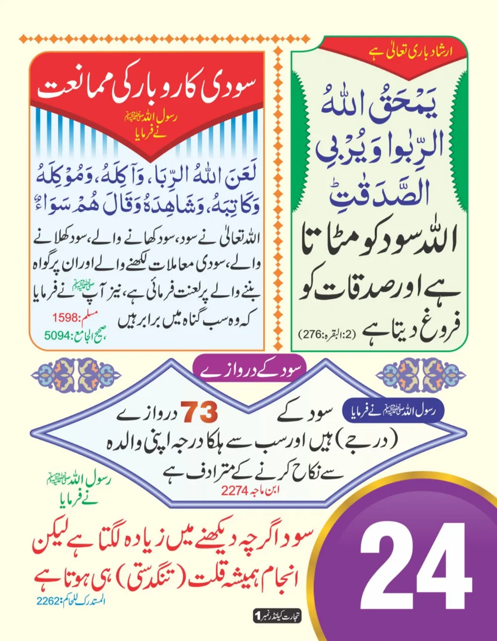 وال کلینڈر (تجارت حصہ اول) page 25