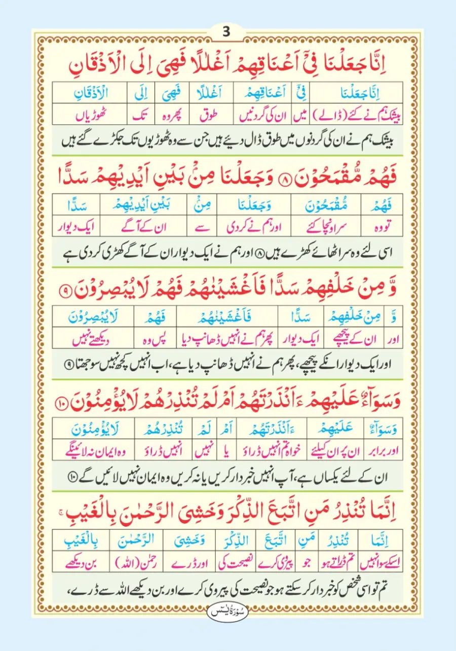 سورہ یٰسین page 4