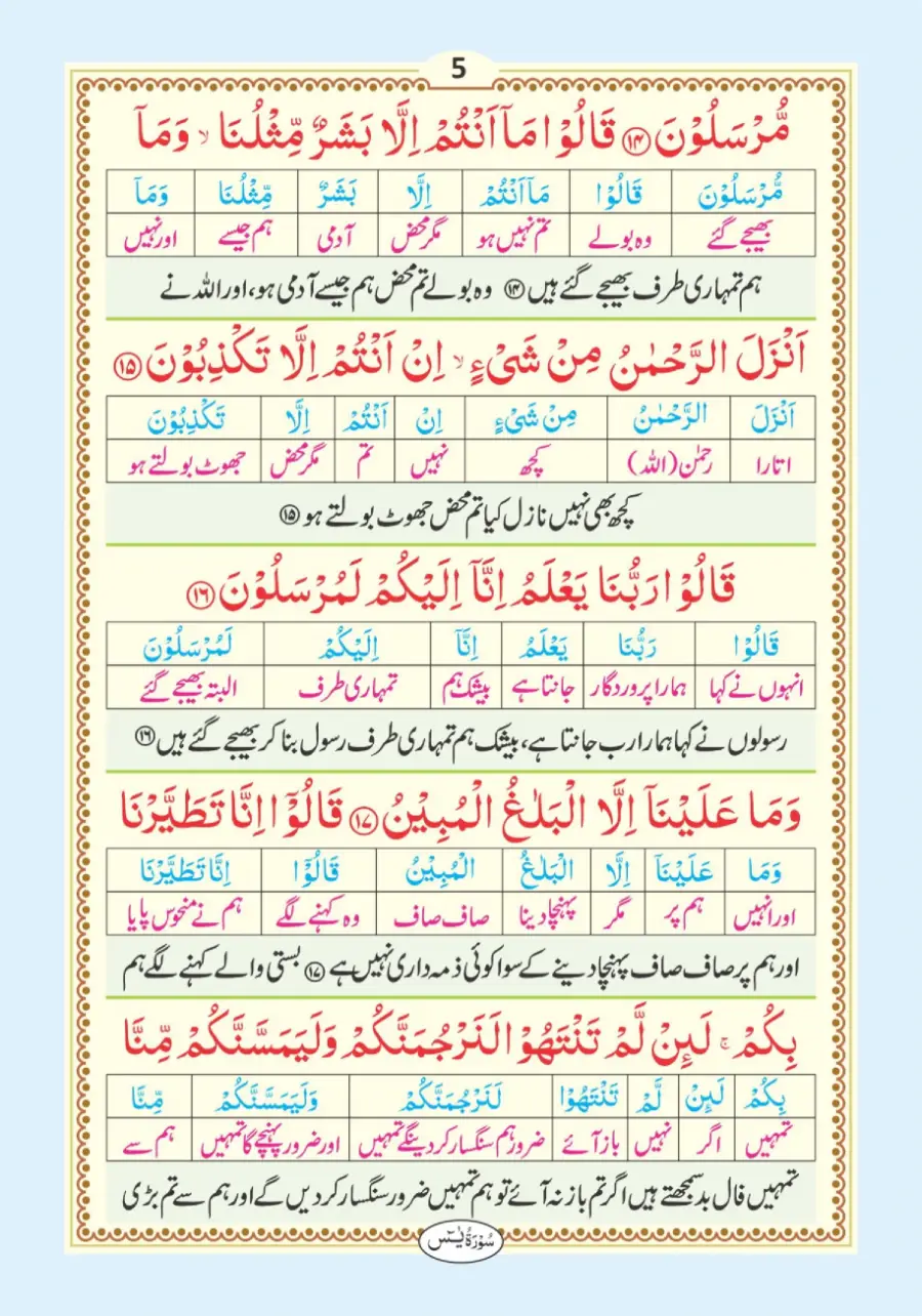 سورہ یٰسین page 6